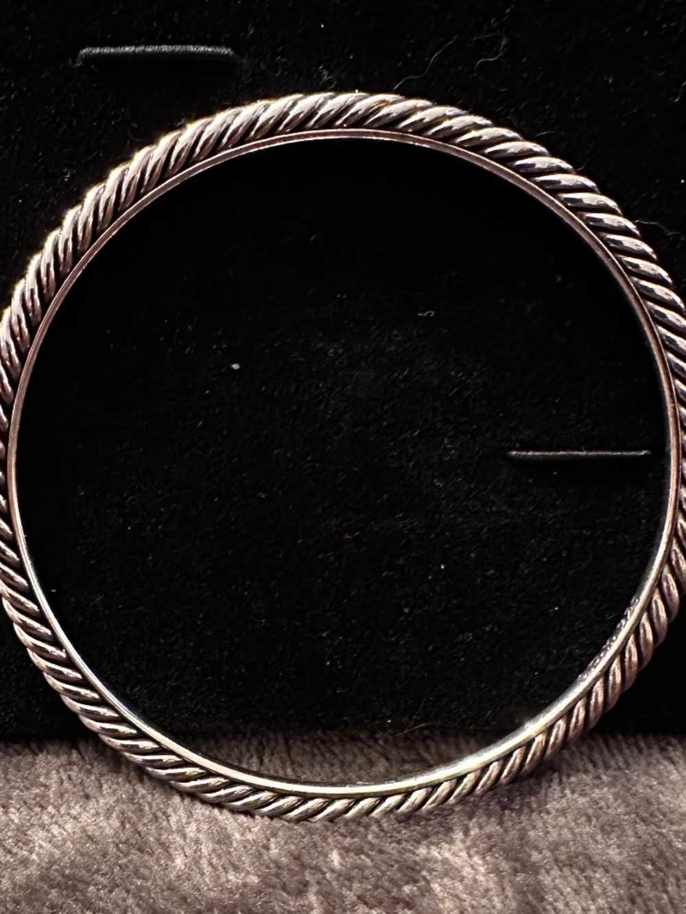 David Yurman 925 Sterling Silver Rope Bracelet